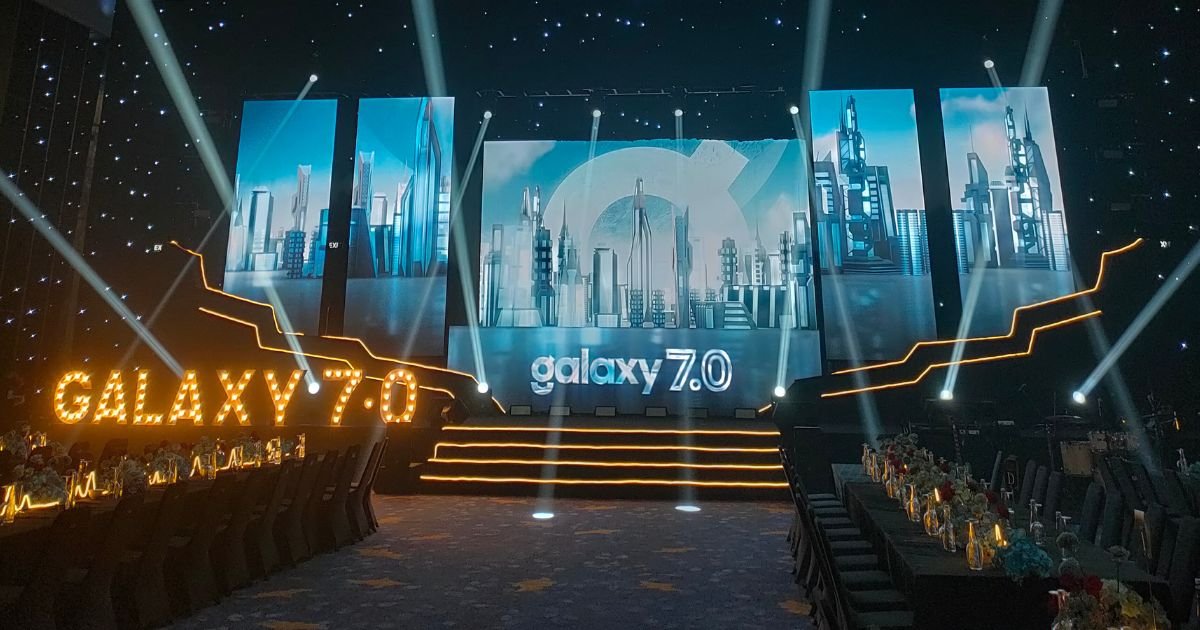 LED Visual Stage Surabaya tema futuristik