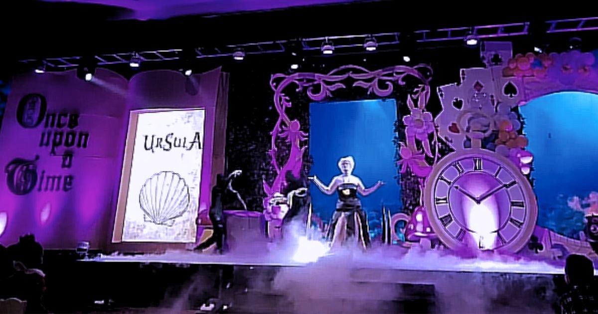 Disney villain LED VISUAL STAGE SURABAYA