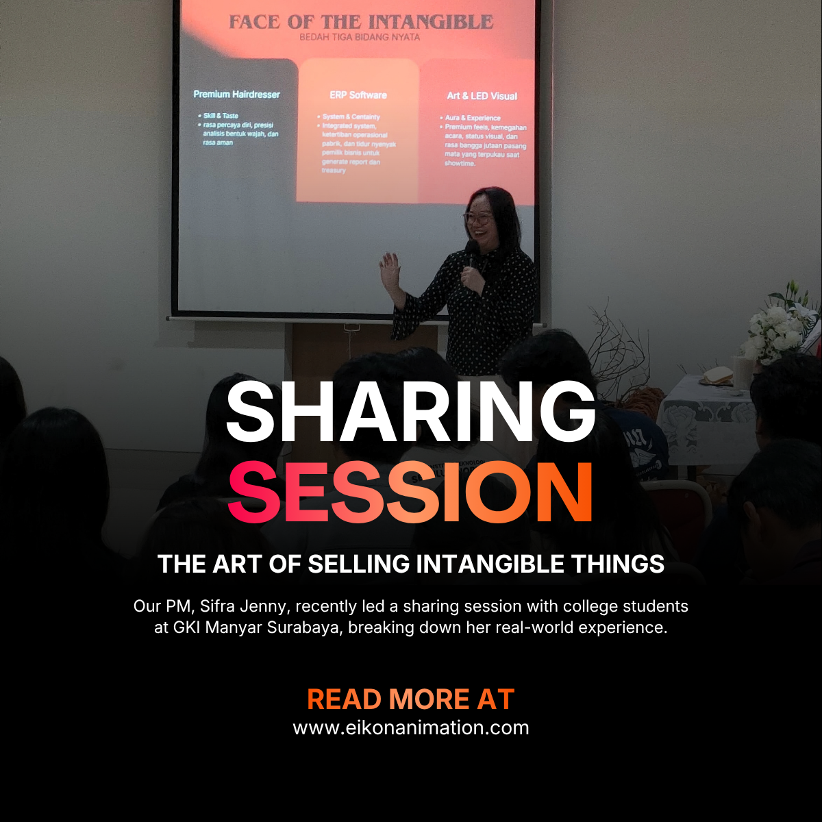 The Art of Selling Intangible Things: Bongkar Dapur Branding dan Standar Visual Event LED Surabaya Bersama Eikon Animation